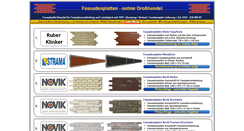 Desktop Screenshot of fassadenplatten.eu